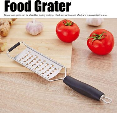Ручна терка DNCG, ручна терка для сиру, ручний подрібнювач овочів, кухонний гаджет із силіконовою ручкою /192 (розмір великий грубий отвір)