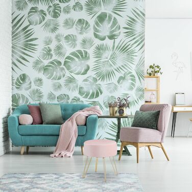 Оксамитовий стілець Relaxdays, круглий, елегантний м&39який стілець, золотисті металеві ніжки, сучасний, оксамитовий пуф для ніг, ВxГ 40 x 40 см, рожевий