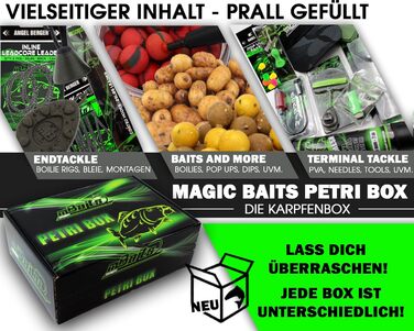 Чарівна коробка Петрі для приманок, коробка для коропа, рибальська коробка, промо-коробка, подарункова риболовля, рибальські аксесуари