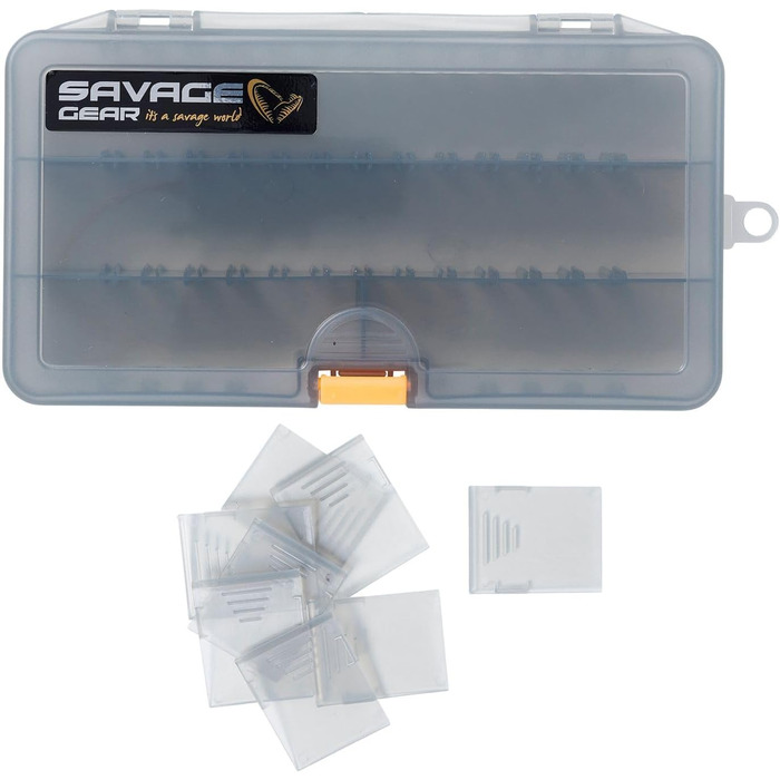 Набір для приманки Savage Gear 21,4x11,8x4,5 см Tackleboxen Lurebox 4 Smoke Combi Kit - 3 коробки для різьблення