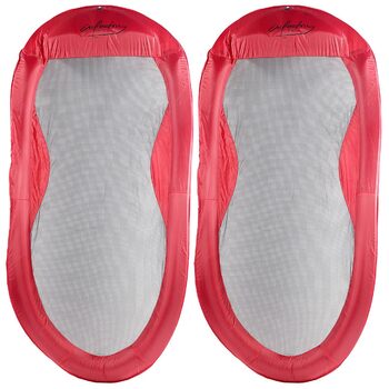 Водяний гамак infactory Комплект із 2 водних гамаків 200 x 90 см, включаючи сумку для транспортування (водяний гамак з надувним матрацом, надувний водяний гамак, надувний)