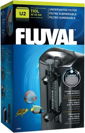 Внутрішній фільтр Fluval U2, для акваріумів від 45 до 110 л, 5 Вт