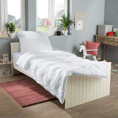 Дитяча подушка, подушка, подушка з наповнювачем Erwin Mller розміром 80х80 см - затишна і вологорегулююча, гігієнічна і проста в д