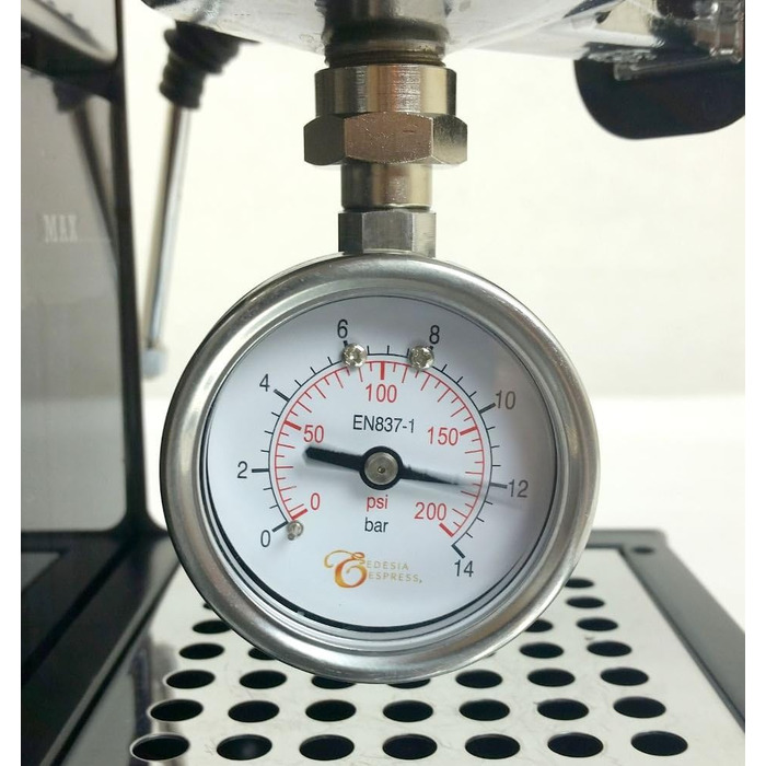 Манометр з портафільтром для вимірювання тиску заварювання для еспресо-машин