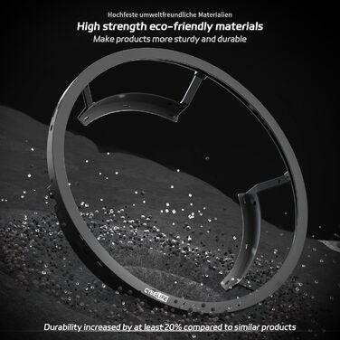 Підсвічування для мішні для дартсу CyeeLife для сталевої мішні, чорне світлодіодне підсвічування мішні для дартсу 360