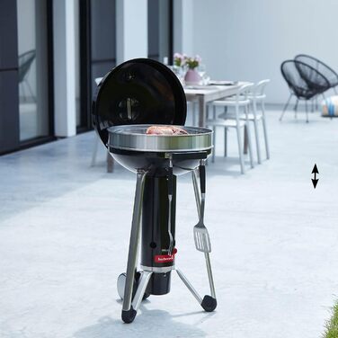 Набір для гриля Barbecook Black Pepper (3 предмети) лопатка, виделка та щипці, чорна нержавіюча сталь, 43 см