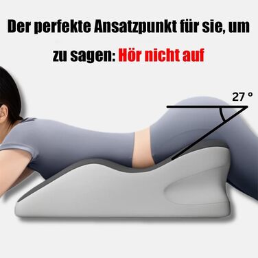 Подушка Liborah, покращена багатофункціональна подушка для пар 27 з пандусом, з невеликими аксесуарами, кілька положень забезпечують підтримку та розслаблення спини (чорна)