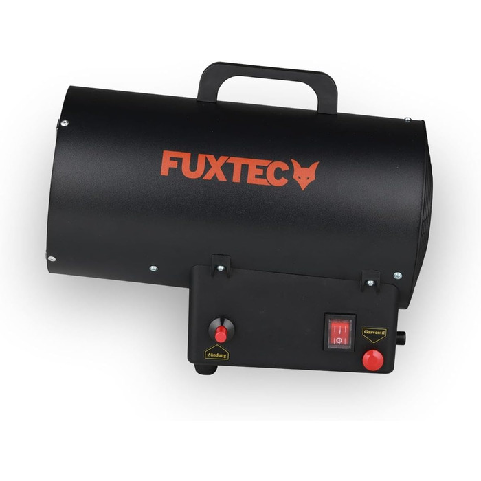 Газовий пропановий обігрівач FUXTEC FX-GH33, потужність 30 кВт, споживання 2,18 кг/год, потік повітря 360C, п&39єзопідпалювання, захист від перегріву, робота від мережі 220240 В, для використання на відкритому повітрі/добре провітрюваних приміщень, 33 кВт