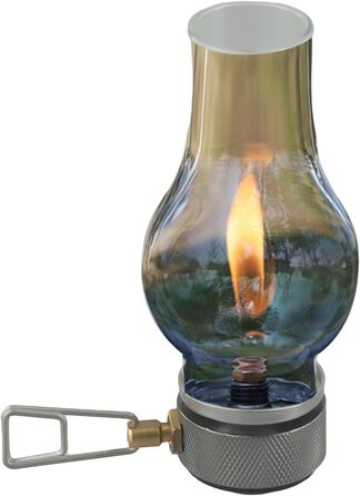 Портативний газовий ліхтар, кемпінговий газовий ліхтар, портативний газовий ліхтар для зовнішнього використання, для палива, наметові ліхтарі, газовий атмосферний ліхтар для вашого наступного походу для будь-яких пригод (комплект з 2 газових ліхтарів)