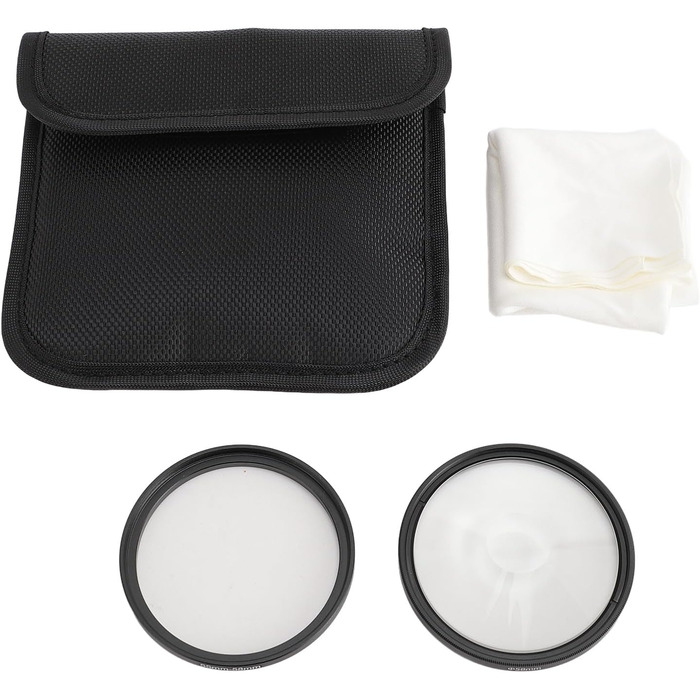 Міліметровий призматичний фільтр обєктива, призматичний обєктив із тунельним спотворенням зору, фільтр ефекту розмиття вихрової призми, спіральний гало-фільтр обєктива камери для фотографії, 55-