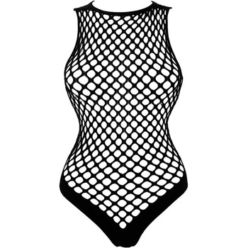 Жіноче сексуальне боді Buitifo Lingerie Mesh Teddy One-Piece Babydoll Nightwear One Size Black