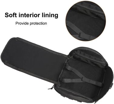 Тактична сумка для шолома, легка сумка для шолома, стійка до подряпин, сумка для шолома, м&39яка сумка для зберігання страйкбольного шолома, сумка-сумка для шолома MOLLE Clamshell для спорту, полювання, хакі