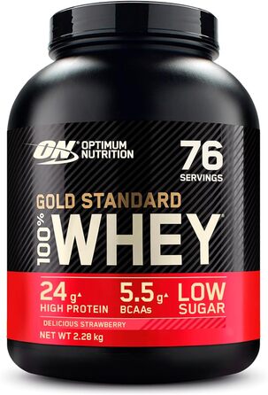 Протеїновий порошок Optimum Nutrition Gold Standard 100, Чудова полуниця, 2,28 кг