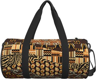 Стильна дорожня сумка в африканському стилі, спортивна сумка-мішок для чоловіків та жінок, сумка для подорожей, спортивна сумка з аплікаціями