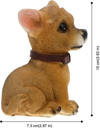 Підставка для склянок з полірезини з собачою тематикою, тримач для настільних склянок, настільна прикраса з мотивом собаки для склянок та дрібних аксесуарів, прикраса для столу в домашньому офісі