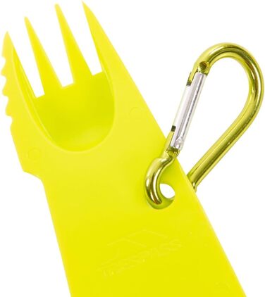 Столові прибори Trespass Snorky 3 в 1 для кемпінгу, один розмір, зелені