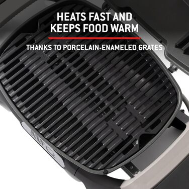 Газовий гриль Weber Q 1200N із бічними столиками