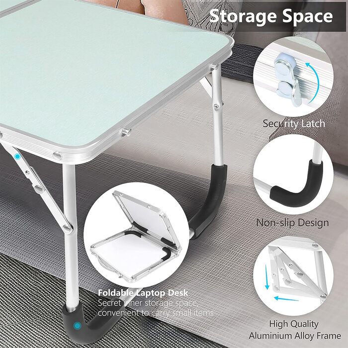 Складаний стіл для ноутбука HOSTIC для дому, ліжка та дивана