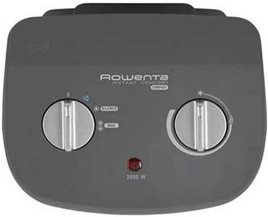 Компактний обігрівач Rowenta SO2320 Instant Comfort 2000 Вт 2 рівні потужності тихий режим легкий та портативний Auto Safety Сірий, до 35 м
