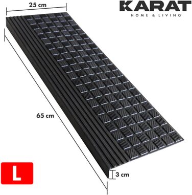 Гумові сходинки 5 шт 25 x 65 см KARAT