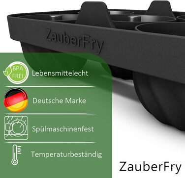 Форма для випікання тортів ZauberFry Mini Bundt, сумісна з фритюрницею Ninja AF400EU, AF451EU та AF500DE, аксесуари, торти, кекси, тістечка для випічки