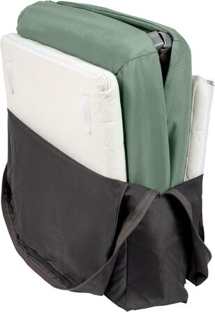 Дорожнє ліжечко Maxi-Cosi Calao Light, суперкомпактне та легке, матрац CloudCore, 2 рівні для сну, дорожня сумка, для новонароджених та малюків (0-3 роки), макс. 15 кг, Beyond Green Eco