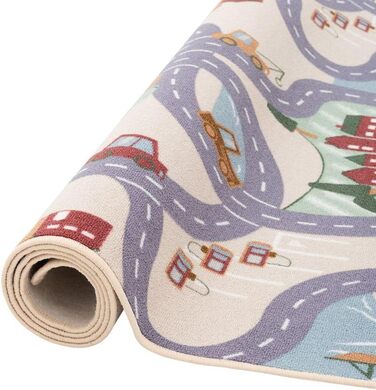 Дитячі та ігрові килимки Snapstyle Великий вибір вуличних килимків Легко миється і довговічний для дитячої кімнати 80х160 см Fun T