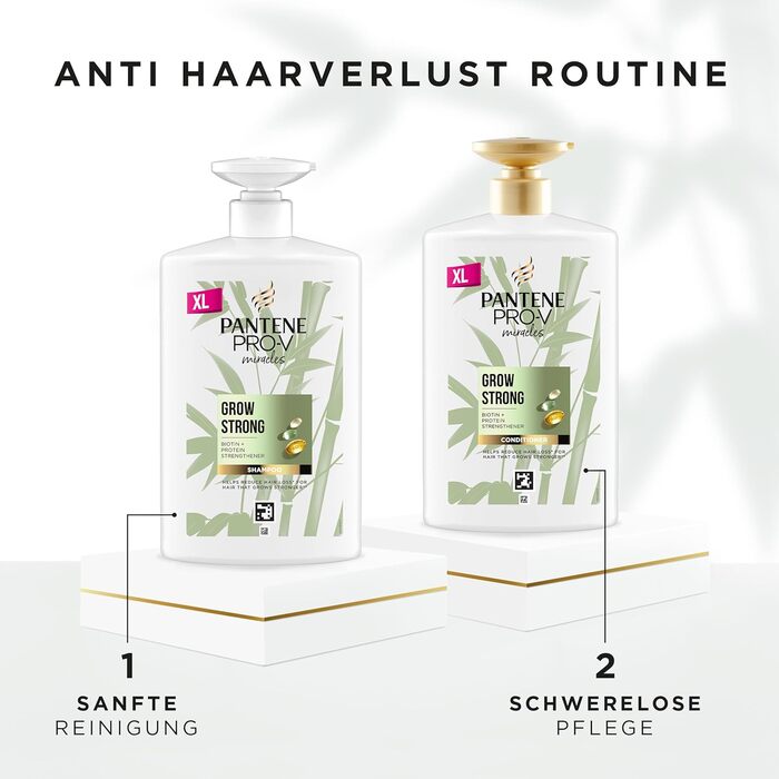 Шампунь Pantene Pro-V Grow Strong з біотином та протеїном, 1000 мл