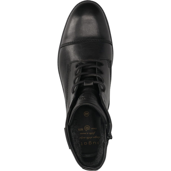 Чоловічі класичні чоботи Bugatti, чоловічі чоботи з холодною підкладкою, розмір 43 EU, чорні, 1000