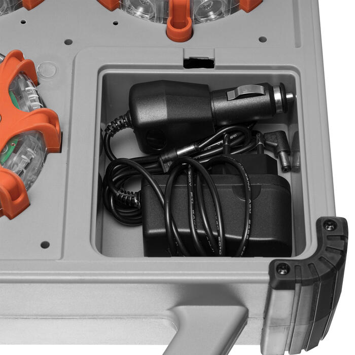 Комплект ліхтарів професійних Mactronic X-Flare (30 Lm) Red/Blue/Amber Recharg 12/220V (PSD0112)