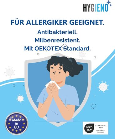 Дитяча подушка Koru Kids 40x80 см на блискавці - регульоване наповнення 600 г - дитяча подушка для алергіків - можна прати при 60C