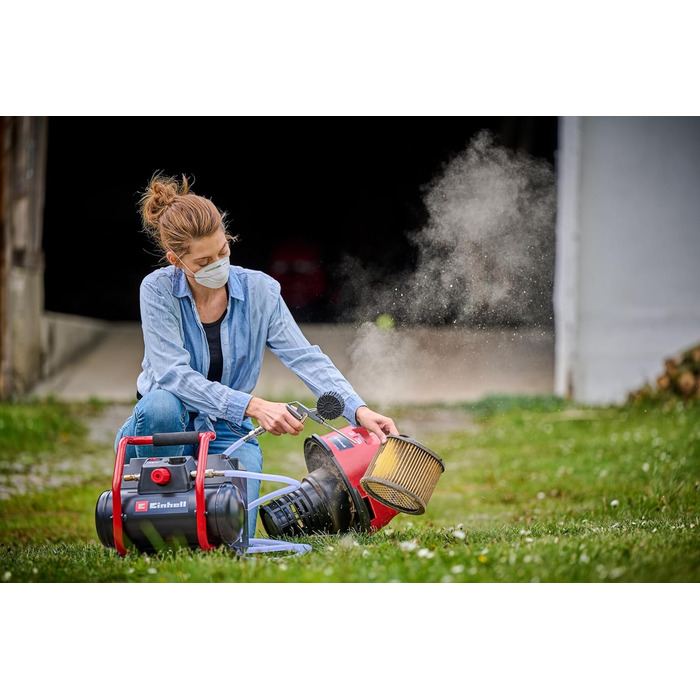 Акумуляторний компресор Einhell TE-AC 36/150 Li OF-Solo Power X-Change (36 В, макс. 8 бар, бак 6 л, продуктивність всмоктування 15