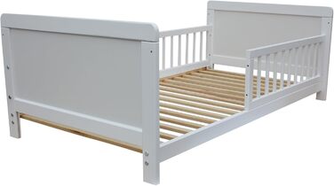Дитяче ліжко Micoland Junior Bed Side Bed Baby Bed 3-в-1 White