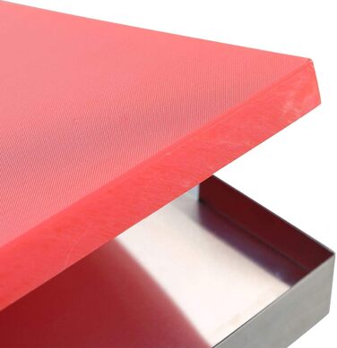 Стіл з нержавіючої сталі GS Multitrade робочий стіл 180 см кухонний стіл з нержавіючої сталі з піднятим краєм розбірний стіл, стіл з нержавіючої сталі розбірний стіл