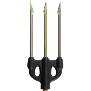 Багатозубчастий нейлоновий спис Cressi (3-зубці), чорний, для дорослих