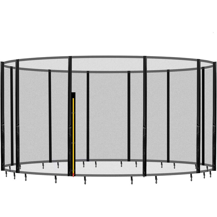 Баунсальська захисна сітка для батуту Ø 183 185 244 250 275 277 300 305 335 337 366 370 396 400 427 430 457 460 487 490 (JS) Змінна сітка Tampoline Net для батуту Outdoor (Net JS Ø 457 см 12 Poles H 180 см)