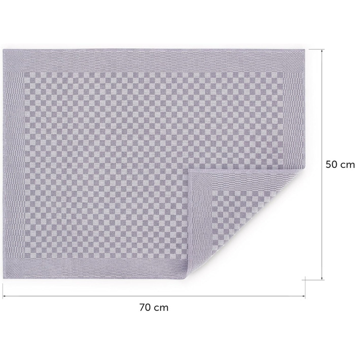 Чайні рушники Blumtal бавовняні 50x70 см у наборі 5 шт. - кухонні рушники, сертифіковані Oeko-TEX - надзвичайно поглинаючі чайні р