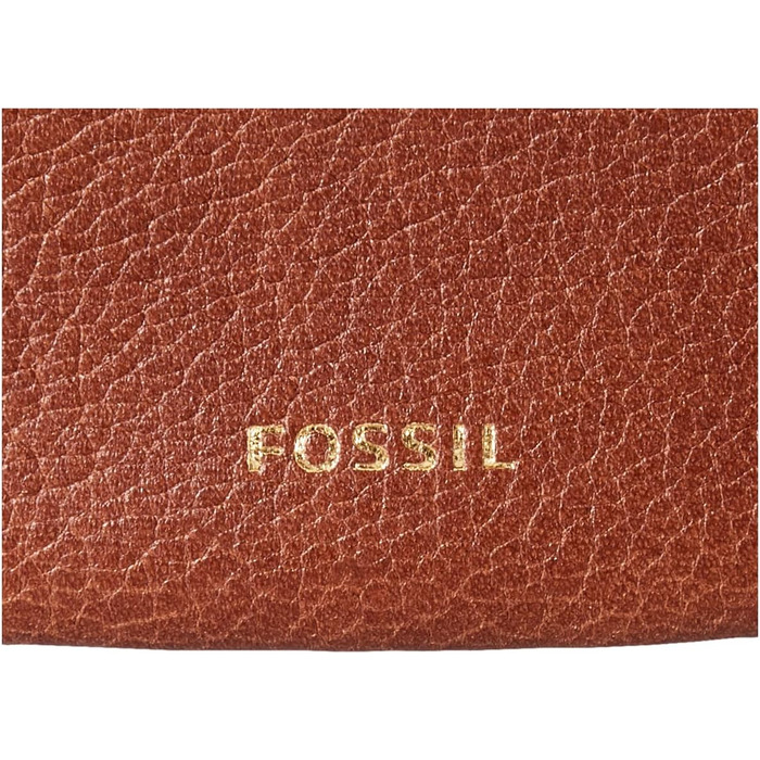 Сумка Fossil Polly з екошкіри, 13,0 см x 7,9 см x 1,2 см, коричнева