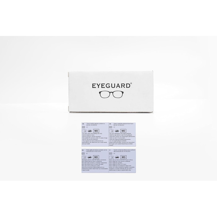 Окуляри для читання EYEGUARD Slim, компактні міні-окуляри для читання, суперлегкі металеві, кишенькові окуляри для читання з портативними чохлами для чоловіків і жінок, 2 пари багатокольорові 1,5 x