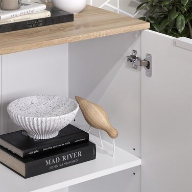 Комод Vicco Wido, білий, 50 x 80 см з полицею