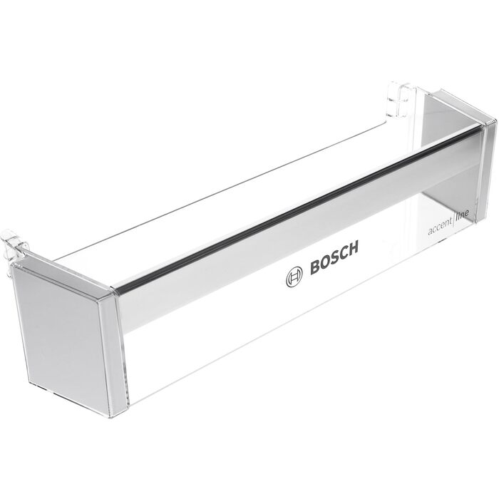 Полиця для пляшок, сумісна з Bosch 00748045, 438x98 мм для дверцят холодильника