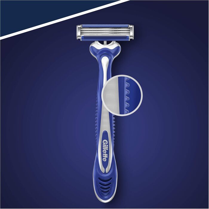 Чоловіча одноразова бритва Gillette Sensor3 Comfort, бритва з стрічкою Lubrastrip, 3 2 бритви