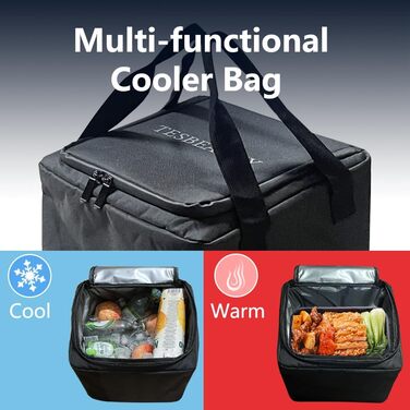 Органайзер для переднього багажника Tesla Model 3, сумка для кемпінгу з герметичним охолоджувачем, складана сумка для зберігання речей у передньому багажнику Tesla, компактна, покращена, потовщена, міцна, ідеальна для.