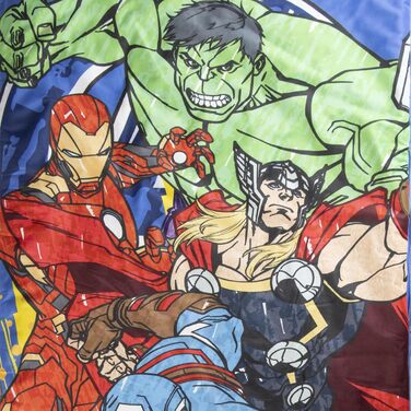 Спальний мішок та м&39яка подушка Jay Franco Marvel Avengers, 2 шт., дитячий м&39який спальний мішок для дому з ручкою для перенесення, ідеально підходить для шкільних екскурсій та ночівлі, синій Avengers