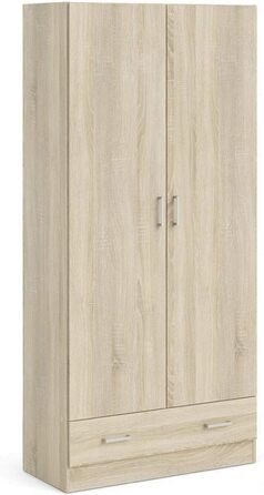 Шафа Dmora з двома дверима та однією шухлядою, кольору дуба, 79 x 35 x В171 см