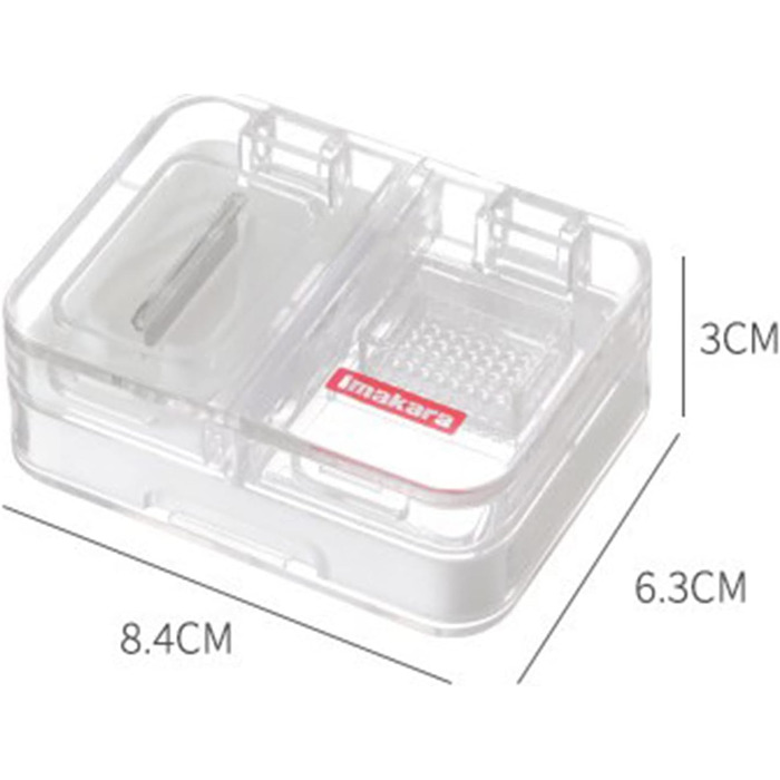 Дорожня коробка для таблеток, різальна машина, з роздільником, для подорожей на свіжому повітрі, кемпінгу, органайзера для вітамінних таблеток, коробки для різання таблеток