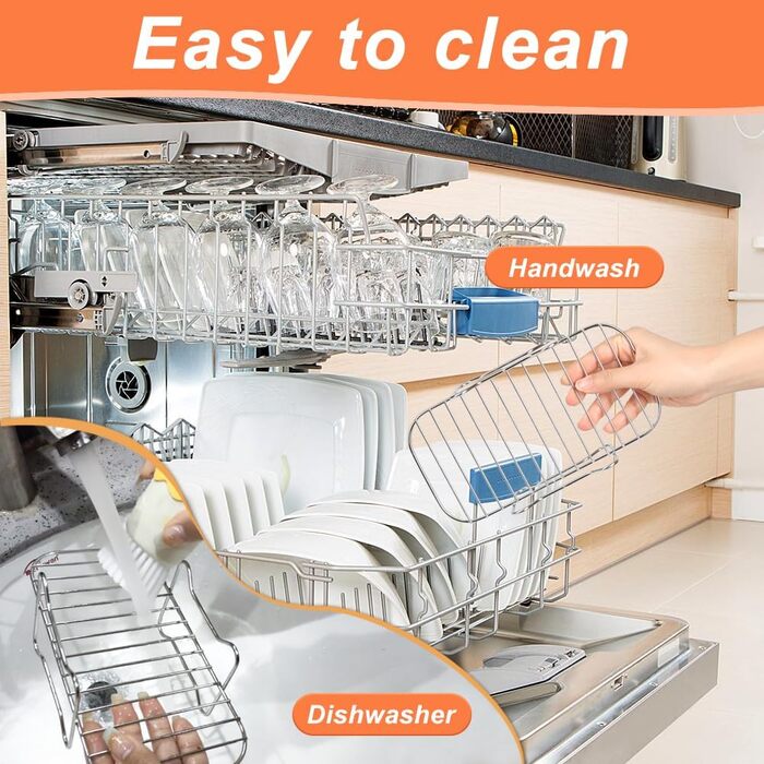 Аксесуари для фритюрниці BYKITCHEN для серії Philips Dual Basket 3000, 9 л/Tefal 5.2/3.1 л Easy Fry, 2 шт. Підставка для фритюрниці з 5 шампурами, аксесуари для фритюрниці для Tefal EY9018/Philips NA350/00