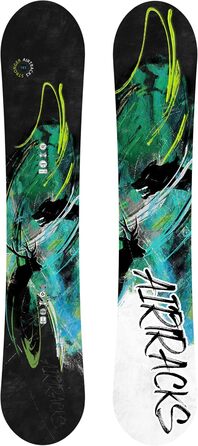 Комплект для сноуборду Airtracks - Stronger Snowboard Wide Flat Zero Rocker Bindung Master Fastec Сумка для сноуборду 156 159 163 165 см Сноуборд 156 см Bindung Master M