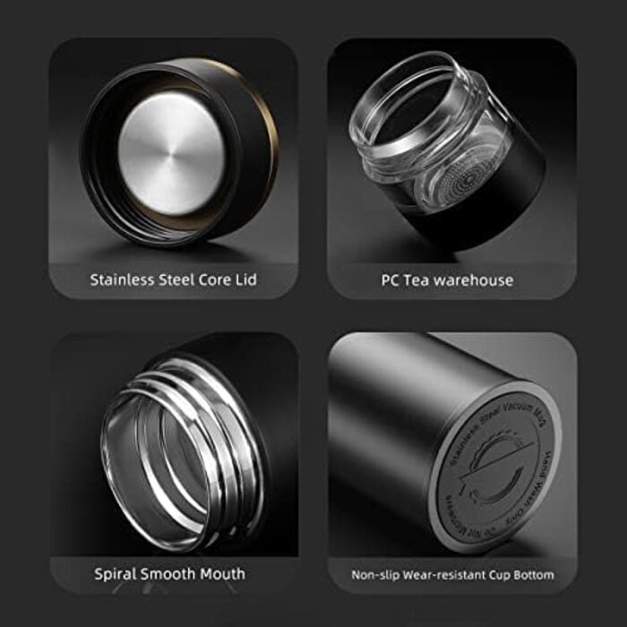 Дорожня кружка з нержавіючої сталі для Seat Leon Sportstourer 4 (IV) KL I 2020-2024, герметична кавова кружка з кришкою, багаторазова для чоловіків та жінок