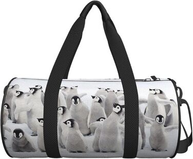 Дорожня сумка-мішок Пінгвін для сім'ї, спорту та фітнесу, велика сумка для подорожей та покупок, сумка для ночівлі та вихідних для чоловіків та жінок